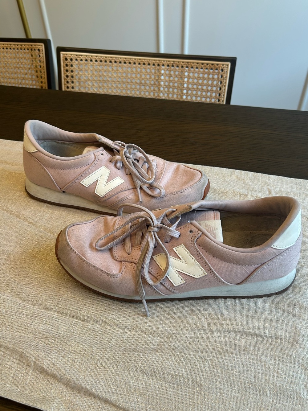New Balance 420 WL420FSC Women’s 9.5 Pink White Gum Retro Sneakers